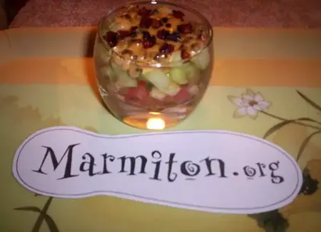 Verrine croquante à l'espagnole