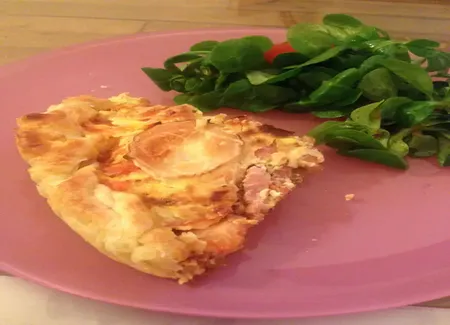 Tarte courgettes-tomates