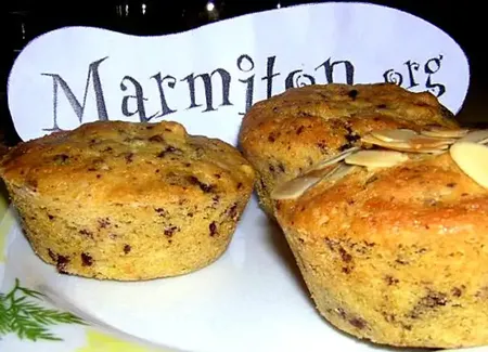 Muffins pépites de chocolat - noisettes