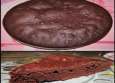 Gâteau vanille, cacao, crème de marrons