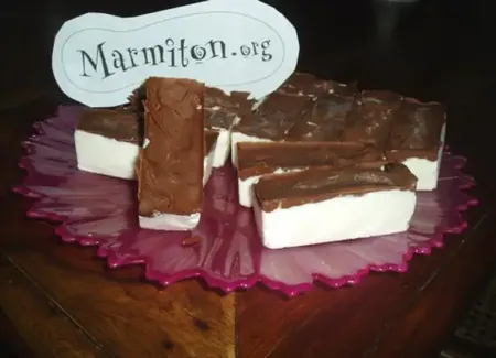 Bounty ( entremets noix de coco et chocolat )