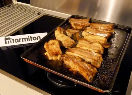 Travers de porc à la moutarde et au miel