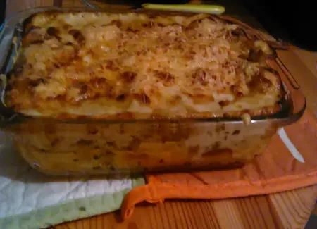 Lasagnes aux champignons sans viande