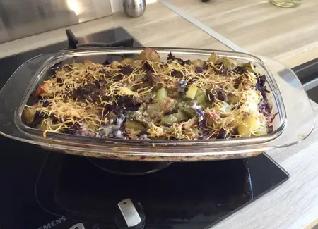 Gratin de chou rouge