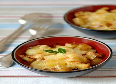 Pommes de terre gratinées au reblochon