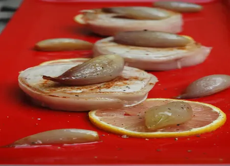 Côtes de veau au citron et à l'échalote