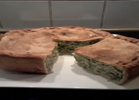 Tourte aux blettes et aux courgettes