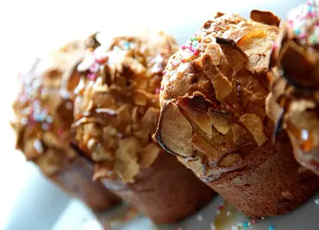 Muffins aux pommes séchées (ig faible)