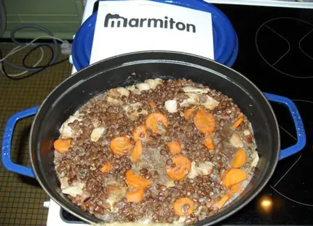 Porc aux lentilles