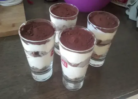 Tiramisu aux spéculoos et chocolat