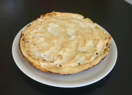 Tarte à la banane meringuée