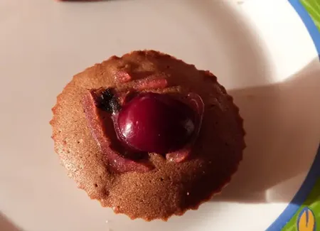 Cupcake chocolat et cerise