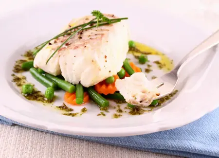 Cabillaud vapeur et sa sauce citronnée