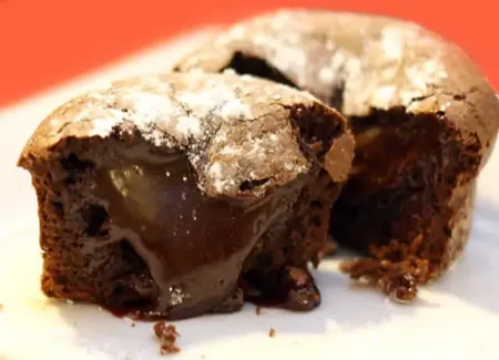 Coeurs coulants au nutella