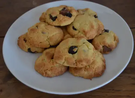 Cookies aux cranberries et au chocolat au lait