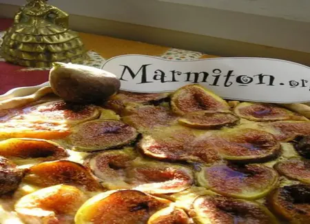 Tarte aux figues et aux pommes