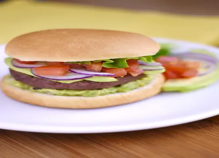 Burger à l'avocat