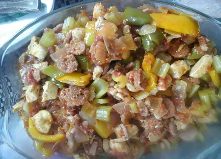 Riz cajun jumbalaya
