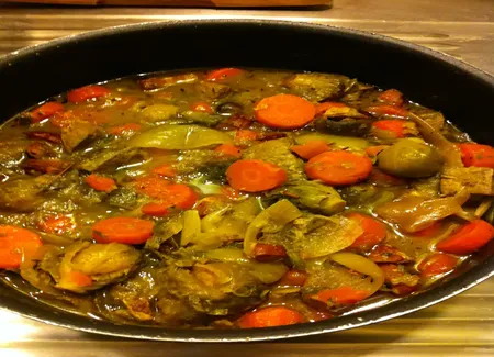 Fricassée de foie de veau aux choux de bruxelles