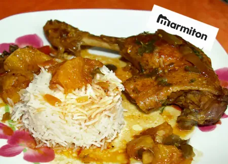 Canard à l'orange et au miel