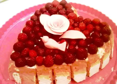 Charlotte rose-framboise