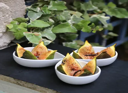 Figues rôties à la vanille