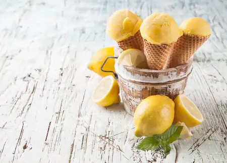Glace au citron