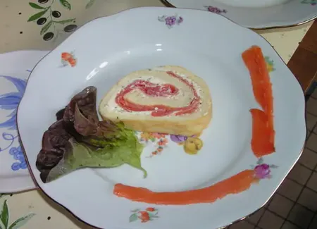 Bûche au saumon fumé