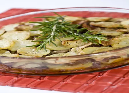 Gâteau de pommes de terre au confit de canard