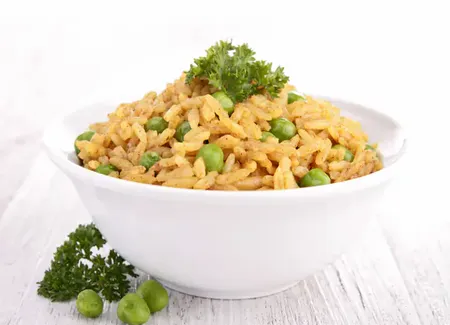 Riz aux petits pois et au citron