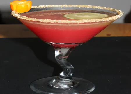 Bloody lake : cocktail sans alcool orange ananas