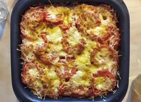 Gratin riz thon tomates