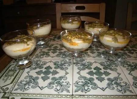 Crème aux fruits de la passion