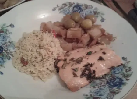 Saumon aux herbes