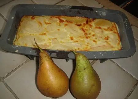 Flan aux poires rapide