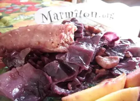 Potée de chou rouge