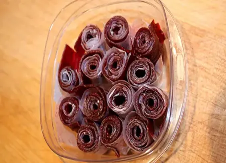 Rouleaux aux fruits maison