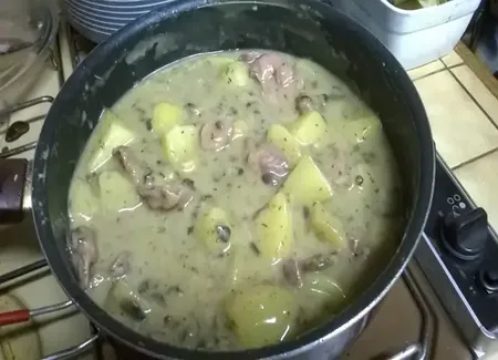 Gésiers en sauce