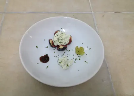 Figues au chèvre