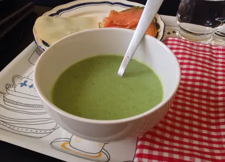 Crème de brocolis à la vache qui rit