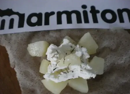 Samoussas poires chèvre très simple