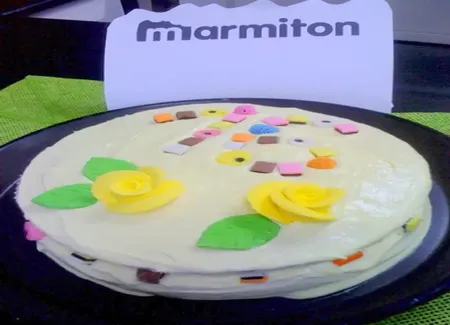 Gâteau d'anniversaire citron et amandes