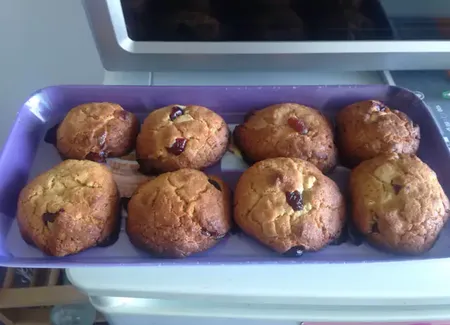 Cookies chocolat blanc et fruits rouges