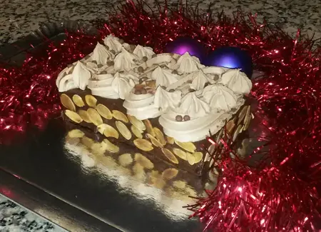 Délice de noël aux deux chocolats