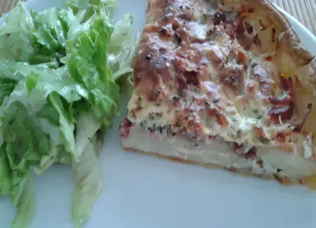 Tarte aux pommes de terre, façon bisteu picard