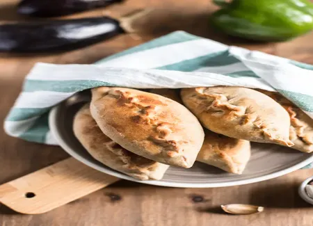 Calzone au crottin de chèvre