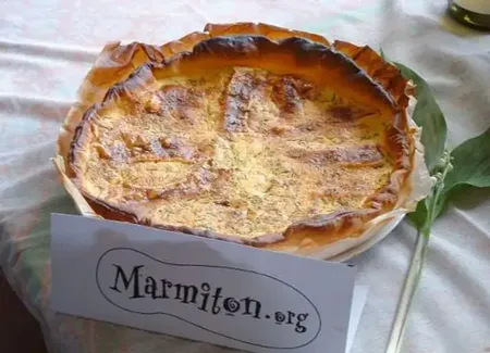 Tarte camembert / herbes fines de martine (5ème rencontre marmiton)