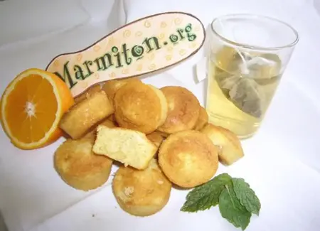 Mini-muffins fondants à l'orange