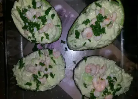 Avocats farcis à la créole
