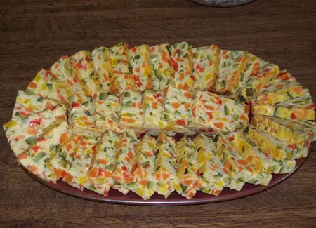 Pain de légumes aux couleurs d'été